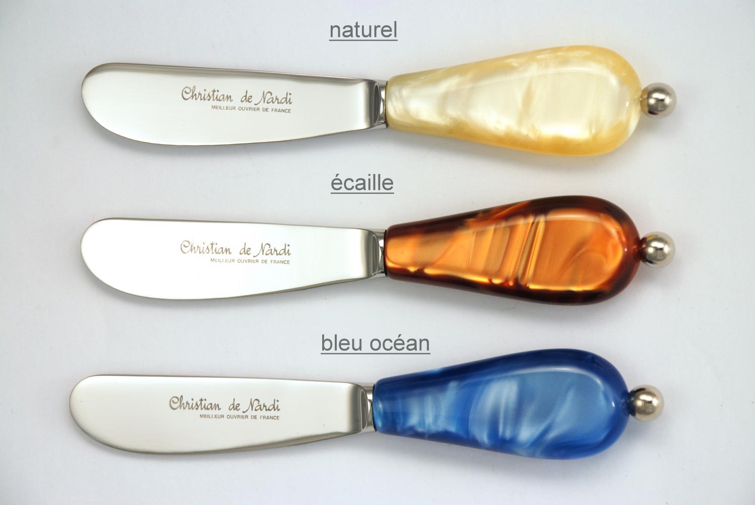 Tartineur Boule manche plexi naturel